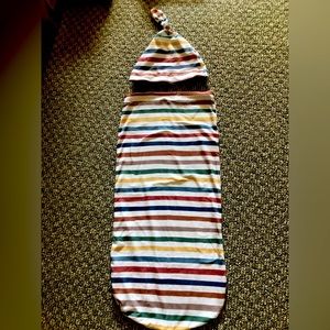 Newborn photo sack with beanie